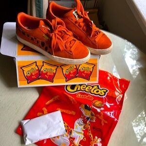 Cheetos suede sneakers 6.5